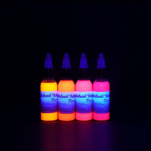 <span class=keywords><strong>Tinta</strong></span> de tatuaje temporal de Henna de neón UV no tóxica amigable con la piel para adultos adolescentes niños - Product Image 1