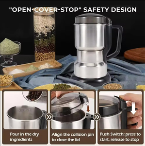 Molinillos de Café Eléctricos de Alta Potencia, Molinillo Multifuncional para Cereales, Nueces, Frijoles, Especias y Granos, Molinillo de Café Doméstico - Product Image 3