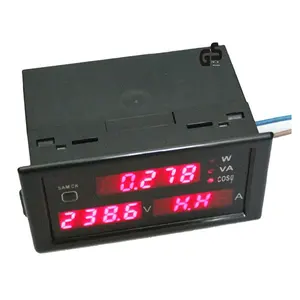 Digital Terbaru AC Ammeter dan Voltmeter Multifungsi Power Meter
