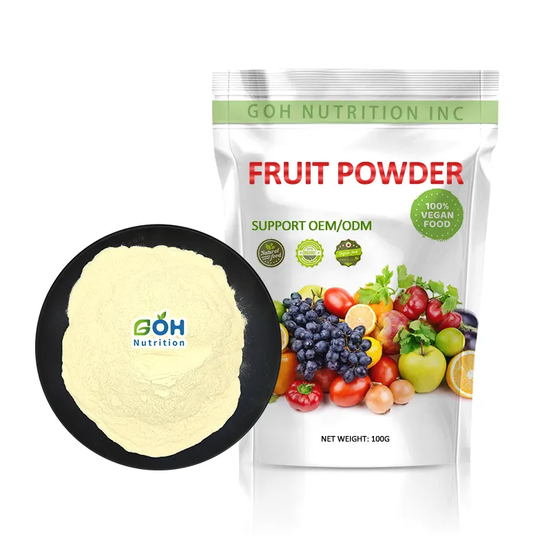 GOH OEM Private Label Pure Natural Spray Dried/Freeze Dried Passion Fruit Juice Powder