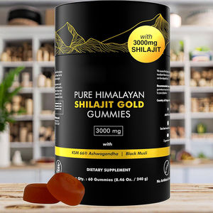 מפעל סיטונאי shilajit gummies תוסף תזונה למבוגרים עם חומצות אמינו מינרלים תמציות צמחים - Product Image 1