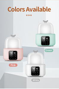 Elektrikli sabit sıcaklık akıllı biberon ısıtıcısı hızlı ısıtma ile ev dış mekan kullanımı için anne sütü için çift tasarım - Product Image 6