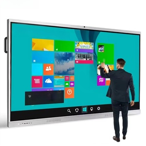 Tableau interactif intelligent de 75 pouces pour l'éducation en milieu scolaire et les traitements médicaux, fournisseur OEM, garantie d'un an - Product Image 1