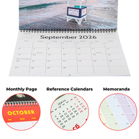 Calendrier de bureau sur pied personnalisé 2027, calendrier de table à feuillets quotidiens, planificateur de bureau en papier pour femmes, décoration d'intérieur, souvenir, cadeau