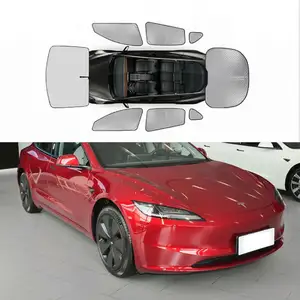 Anti-uv Tesla Accessories For 8 Pieces Car Sunshade For Tesla Model 3 Y Custom Logo Sunshade For Car Windshield