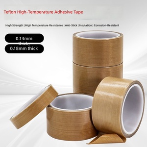<span class=keywords><strong>Rouleau</strong></span> de ruban PTFE renforcé double face résistant aux hautes températures et antiadhésif pour machine de mise sous vide et machine de thermoscellage - Product Image 1