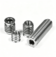 Stainless Steel Metric Hex Flange Insert Nut Class 4 Threaded Plain Coarse Rod Secure Healthcare Equipment Assembly