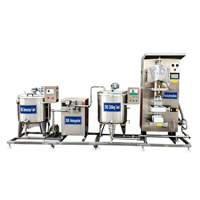 Ligne de production complète de lait pasteurisé |   Équipement de traitement du lait à petite échelle pour la fabrication de yaourt, de lait et de fromage