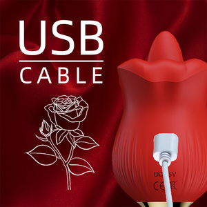 Vendita a caldo vibratore con lingua rosa 10 modalità di succhiamento giocattoli sessuali per adulti G-spot clitorideo stimolatore vibratore <span class=keywords><strong>Sex</strong></span> Toys per le donne - Product Image 4