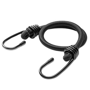 TUYUE Fournisseur direct d'usine Corde élastique robuste pour moto 8mm Corde élastique en latex noir Crochet en acier Écologique Haute résistance - Product Image 2