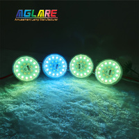 24V 60mm 360 grados Cabochon Led Light Fairground Decoración RGB Atracciones Paseos Luces de punto LED