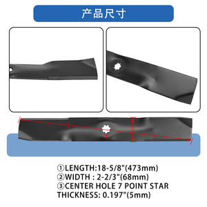 Repuestos para cortacésped Ningbo Quanpin A18478 3 Cuchillas Estándar para GX21380 GY20679 GY20684 Accesorios - Product Image 5