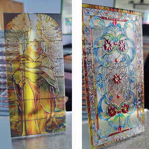 Vetro Colorato Decorativo Antico Europeo all'Ingrosso, Vetro Isolante per Porte di Chiese e Ingressi di Case - Product Image 5