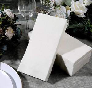 Sang Trọng Biểu Tượng Tùy Chỉnh 1 Ply Túi Phong Cách Mềm-Giảm Cao Thấm Airlaid 6 Lần Trinh Nữ Bột Gỗ Khăn Ăn Giấy Cho Nhà Hàng Sử Dụng - Product Image 1