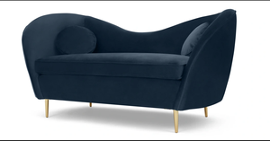 <span class=keywords><strong>Classic</strong></span> Velvet Fabric Sofa Pink Color Living Room Furniture Gold Metal Legs Sofa With Round Cushion - Product Image 6