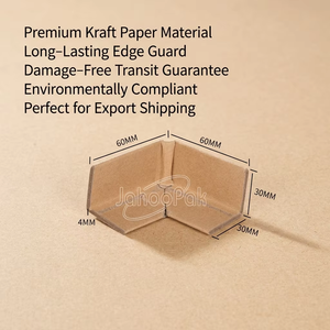 Protection d'angle en carton brun personnalisée, en papier recyclé, pour l'emballage des palettes en entrepôt - Product Image 2