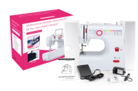FHSM-700 Machine à coudre multifonction pour usage domestique, adaptée aux débutants, avec 16 points intégrés
