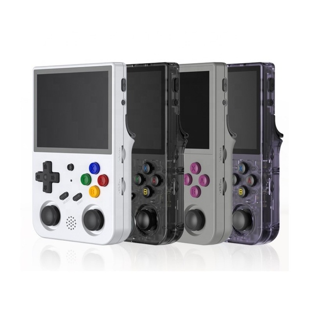 RG353V Handheld 3.5-Inch Retro Video Game Consoles ABS Shell Linux Android 11 for Gamer Rg353vs Gaming Handheld Consol