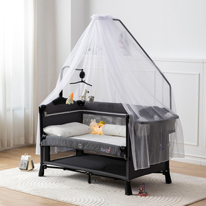 Lit Cododo Multifonctionnel Pliable et Portable pour Bébé avec Levage Unilatéral, Idéal pour Nouveau-né 0-3 Ans - En Stock, Offre Spéciale - Product Image 1