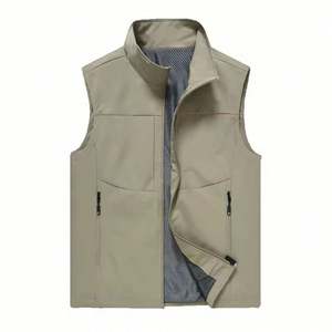 Gilet de travail extérieur respirant personnalisé avec logo imprimé, multi-poches, sans manches, pour photographe, pêcheur, gilet utilitaire - Product Image 3