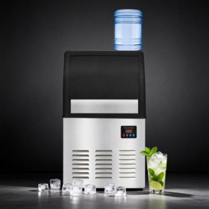 Máquina de Hielo Portátil BIBO de 70 kg, Cubitos de Hielo, Suministro de Agua Externo de 24 Horas, Diseño Compacto, 110 V, Producción Eficiente, Catering al Aire Libre - Product Image 4