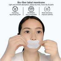 Masque Lèvres Bio à l'Aloe Vera et Vitamine C Marque Blanche, Soin Hydratant Réparateur pour Lèvres Gercées à la Bio-Cellulose de Noix de Coco, Végan, OEM