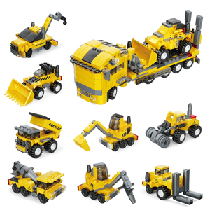 52-55pcs Egg Pack Petit Bloc De Construction En Plastique Bricolage Ville Construire Camion Construction Jouet Voiture - Product Image 3