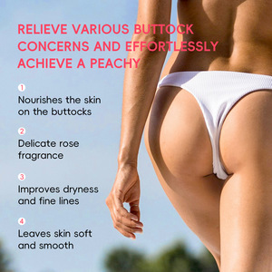 Crème pour les fesses QUIYUM à la rose musquée, soulage les inquiétudes liées aux fesses, éclat de jeunesse, crème de massage à la caféine et au beurre de karité - Product Image 4