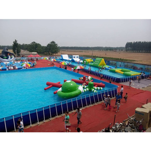 Personnalisé grand extérieur <span class=keywords><strong>hors</strong></span> <span class=keywords><strong>sol</strong></span> cadre en acier <span class=keywords><strong>piscine</strong></span> mur métallique <span class=keywords><strong>piscine</strong></span> <span class=keywords><strong>piscine</strong></span> mobile <span class=keywords><strong>piscine</strong></span> - Product Image 3