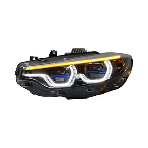 Luci Diurne SJC per <span class=keywords><strong>BMW</strong></span> <span class=keywords><strong>Serie</strong></span> <span class=keywords><strong>4</strong></span> F32 F33 F36 F82 2013-2019 Fari <span class=keywords><strong>Blu</strong></span> Tricolore Giallo Bianco Ambra - Product Image 4