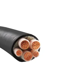 3 Core 4 Core 0,6/1KV 240mm XLPE Cable de alimentación de alto voltaje blindado ISO fabricante PVC PUR XLPE Cable aislado