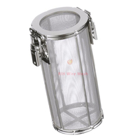 Tube filtrant liquide en acier inoxydable perforé, filtre à tamis métallique, cartouche filtrante, filtre à mailles métalliques