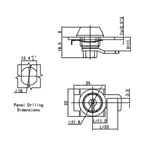 Durable Zinc Alloy Multi-Funcional Segurança <span class=keywords><strong>Cam</strong></span> <span class=keywords><strong>Lock</strong></span> HJ Móveis Gavetas Toolboxes Mini Switch Locks com Chave Desbloquear Característica - Product Image 6