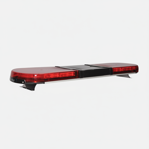 Ileritraffic Barre lumineuse LED rouge de qualité supérieure pour camion de pompiers, modèle Expert E-126, sécurité routière, avertissement, protection IP65, 12-28VDC - Product Image 2