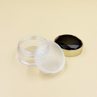 Poudre cosmétique en vrac neuve de 15 g, fabrication directe d'usine, matériau PS/ABS, origine Chine, rechargeable, transparente, portable, boîte vide