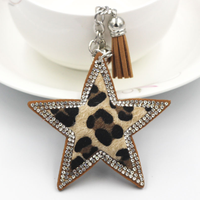 Pendentif en forme d'ours noir orné de strass avec pompons, ornement scintillant de haute qualité pour sacs et cadeaux
