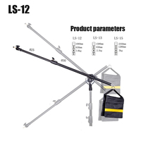 Nicefoto LS-12 Studio Flash Light pour Photo Shooting Flash light bras croisé porte-lampe dôme lumière rack barre transversale