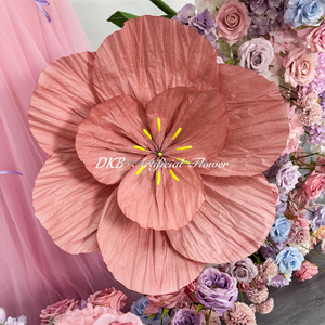 Bouquet de fleurs géantes artificielles en soie - Décoration artisanale écologique pour les fêtes de Thanksgiving, de Noël et d'Halloween - Product Image 6
