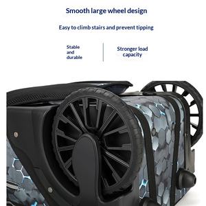 Nouveau sac à dos à roulettes Oxford avec fermeture éclair pour étudiants, unisexe, pour les voyages d'affaires, grande capacité de 20 à 35 L - Product Image 4