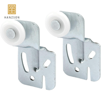 Roulettes en nylon pour portes coulissantes en zinc, roulettes pour fenêtres coulissantes, roulettes pour portes de placard - Vente en gros