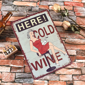 <span class=keywords><strong>Plaque</strong></span> murale en métal personnalisée tendance 2026, imprimée UV, style rustique ferme, pour <span class=keywords><strong>cuisine</strong></span>, garage, bar - Product Image 3