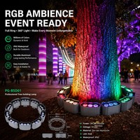 Lumière de colonne LED RGBW DMX512 12W, IP66, aluminium ADC12, AC85-265V, éclairage de contour de pilier de bâtiment extérieur