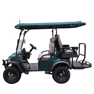 टोंगकी कस्टम लोगो गोल्फ कार्ट 60 वी 4 सीटर घास टायर गोल्फ कोर्स उपकरण - Product Image 3