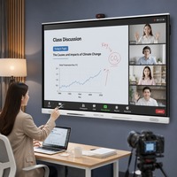 Pantalla Interactiva Táctil de 86 Pulgadas para Aprendizaje a Distancia y Enseñanza Remota