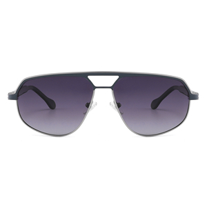 Gafas de Sol de Piloto Unisex, Montura Metálica Rectangular, Lentes con Degradado Azul, 100% Protección UV, Uso en Exteriores, Adultos - Product Image 6