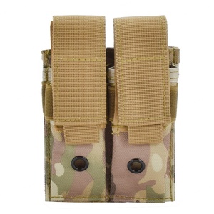 Tactical Double Magazine Pouch 9MM Mag Holder Molle Clip <b>Gun</b> <b>Holster</b> Accessory Set for Hunters - Product Image 6