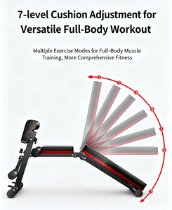 Pliable 20 en 1 Pliable Plat Banco De Banco Pesas Fitness Multi Workout Réglable Gym Haltérophilie <span class=keywords><strong>Banc</strong></span> Rack Ensemble pour Gym - Product Image 5