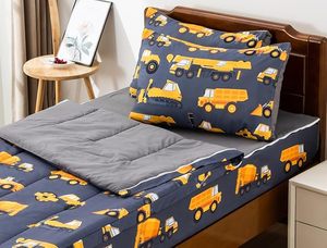Aimuan 3 cái trẻ em Comforter thiết lập dây kéo bộ đồ giường thiết lập cho bé trai Twin Kid bộ đồ giường trò chơi Comforter tất cả trong một dây kéo bộ đồ giường - Product Image 3