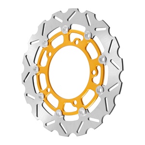 Arashi — disques de frein avant, pour SUZUKI SV650S, <span class=keywords><strong>ABS</strong></span> 2007-2009, SV650 2007-2015, SFV650, <span class=keywords><strong>GLADIUS</strong></span> <span class=keywords><strong>ABS</strong></span> 2009-2014 Aluminium - Product Image 4