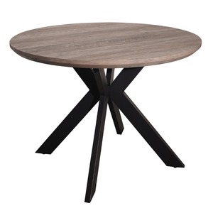 Modern stil büyük komple ahşap yuvarlak yemek masası seti daire mutfak ve yemek odaları için restoran ve otel için - Product Image 2